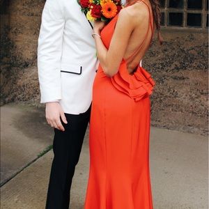 open back prom dress